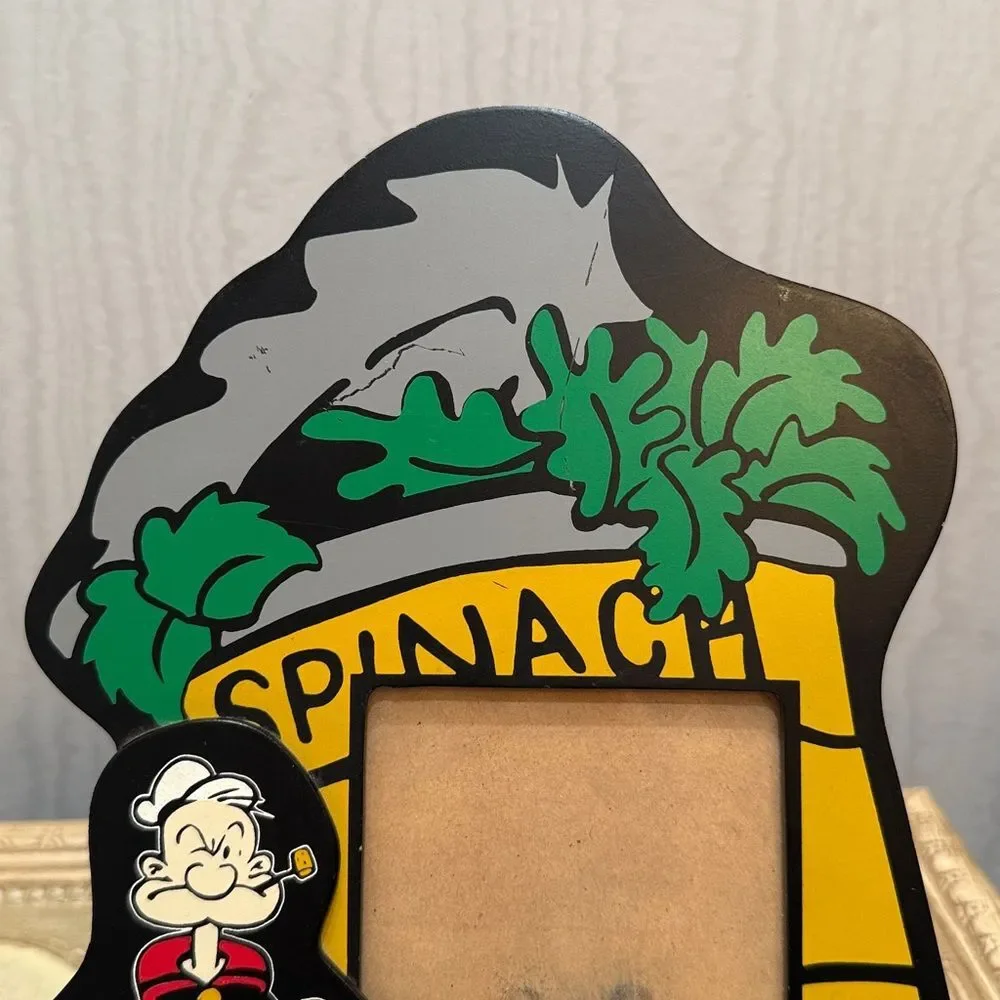 Vintage 1998 Popeye the Sailor Man Spinach Photo Picture Frame